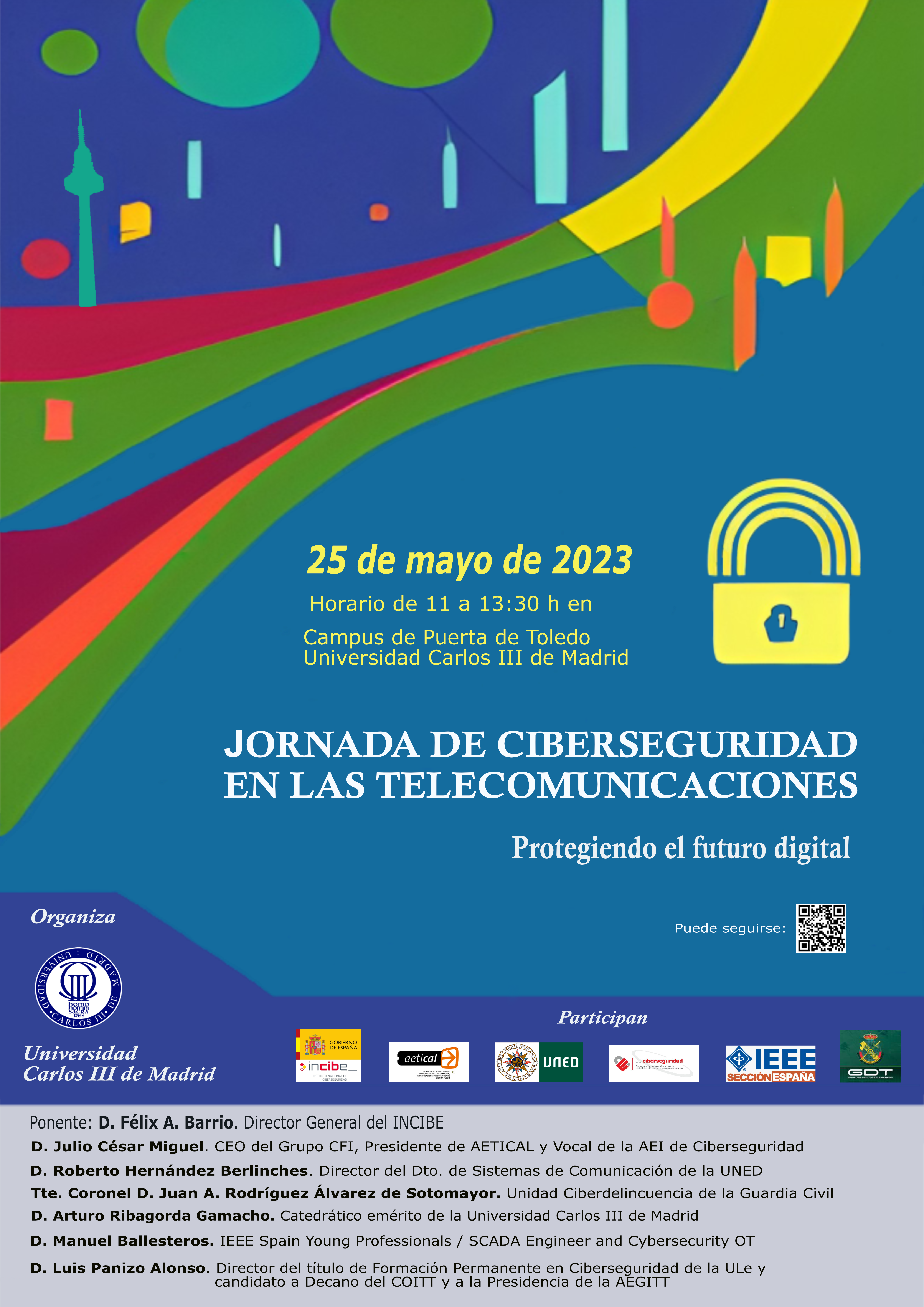 Jornada de Ciberseguridad en las Telecomunicaciones Mayo 2023: Protegiendo el Futuro Digital